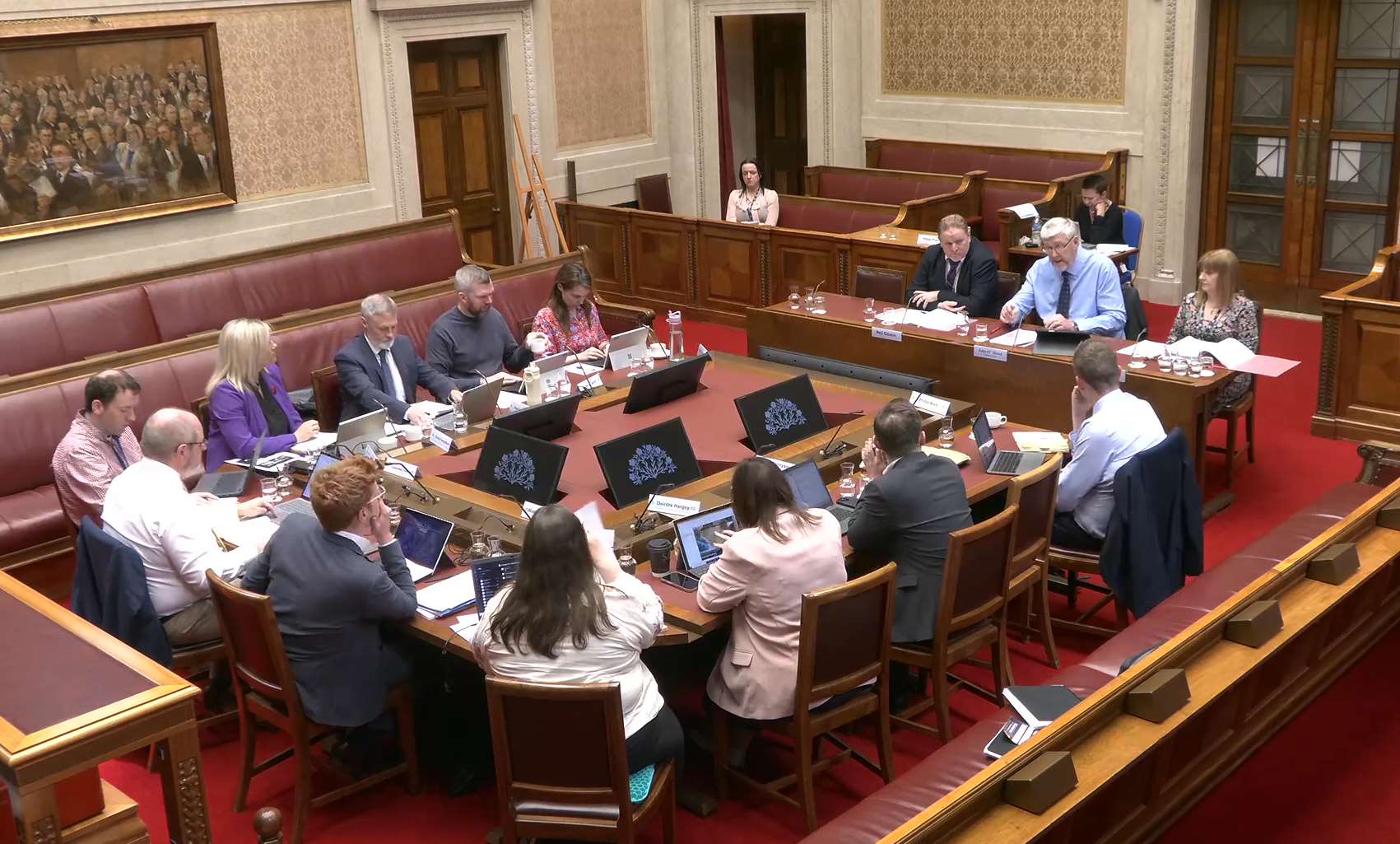 Stormont Finance Minister John O’Dowd appears before the Assembly Finance Committee on Wednesday afternoon (NI Assembly/PA)