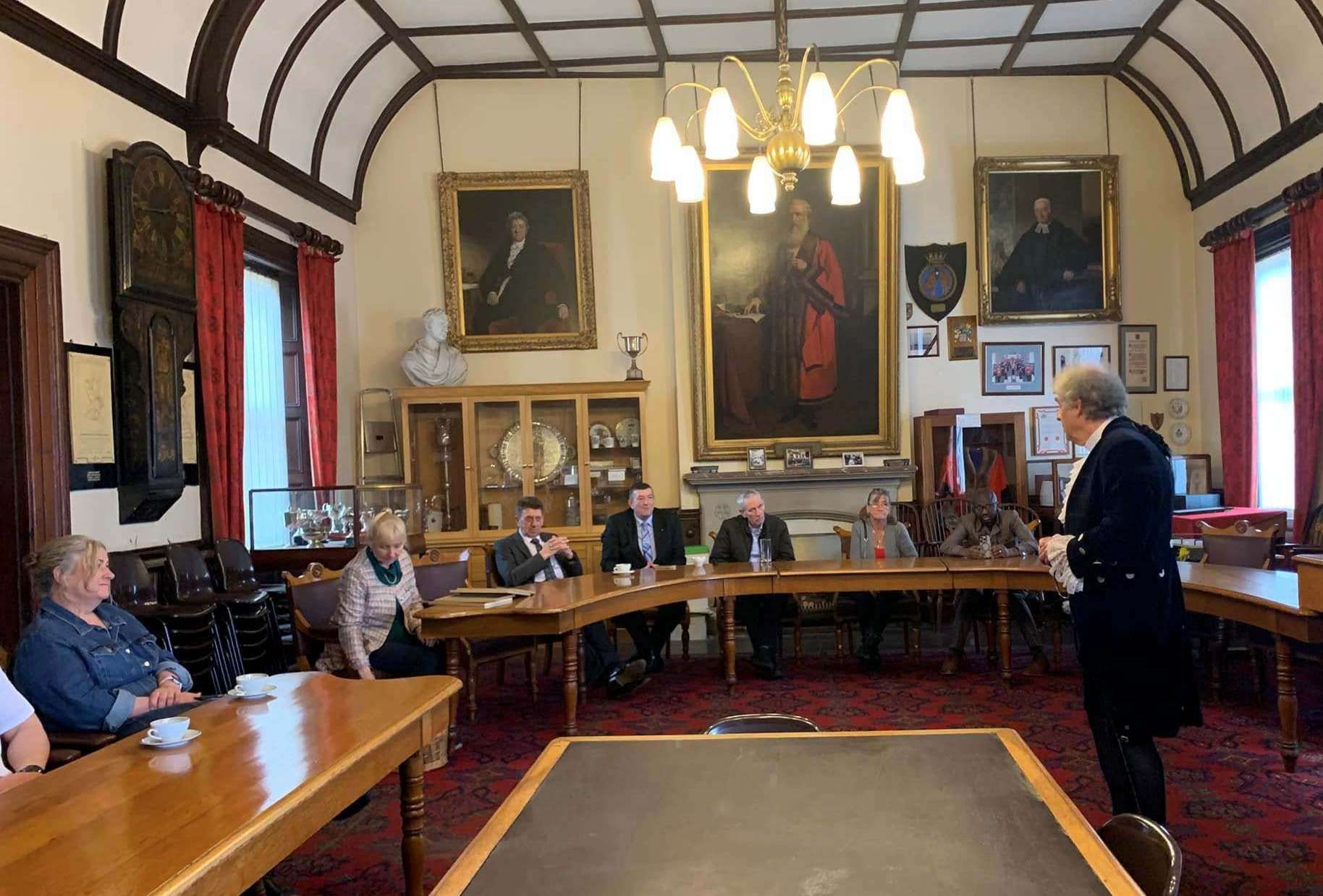 The awards were presented at a special reception in the council chamber