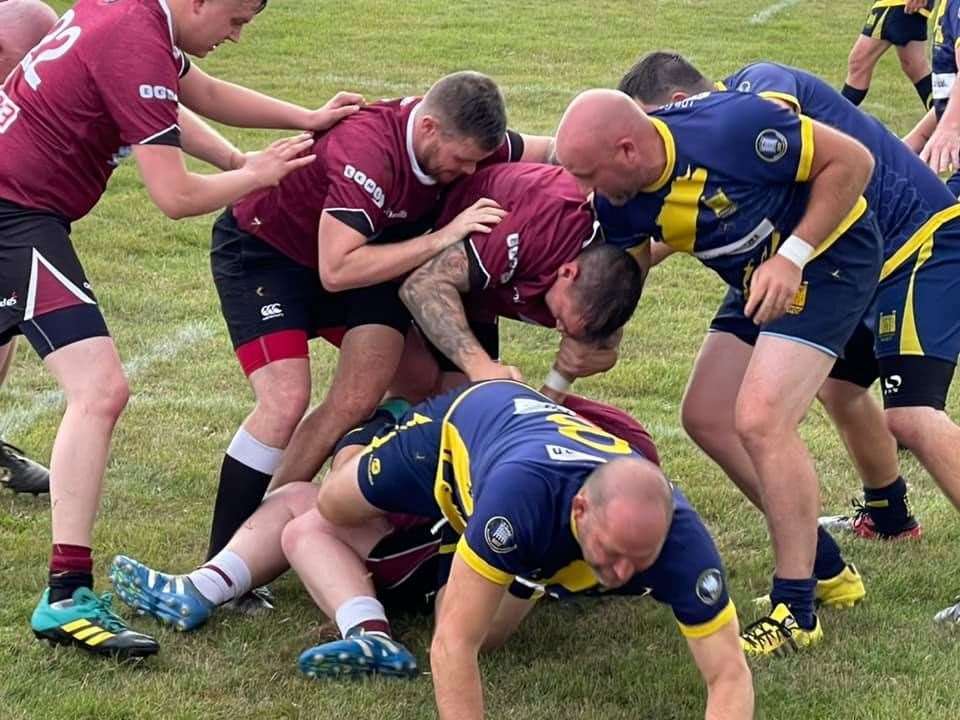 In the thick of the action...