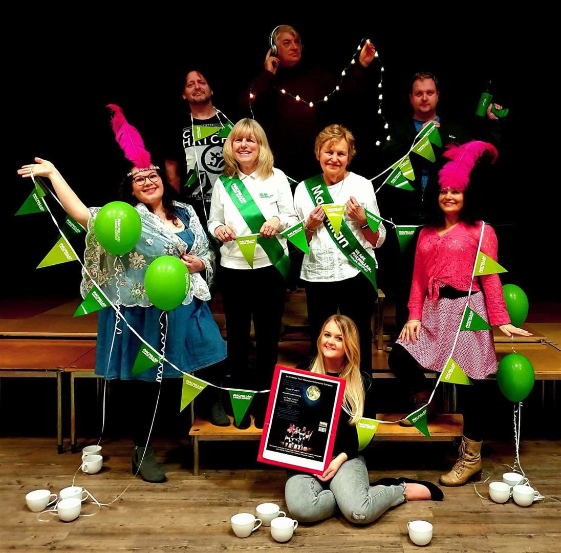 Newly formed drama group Moonshot Performance Company helped raise funds for Macmillan Cancer Support. (27334272)