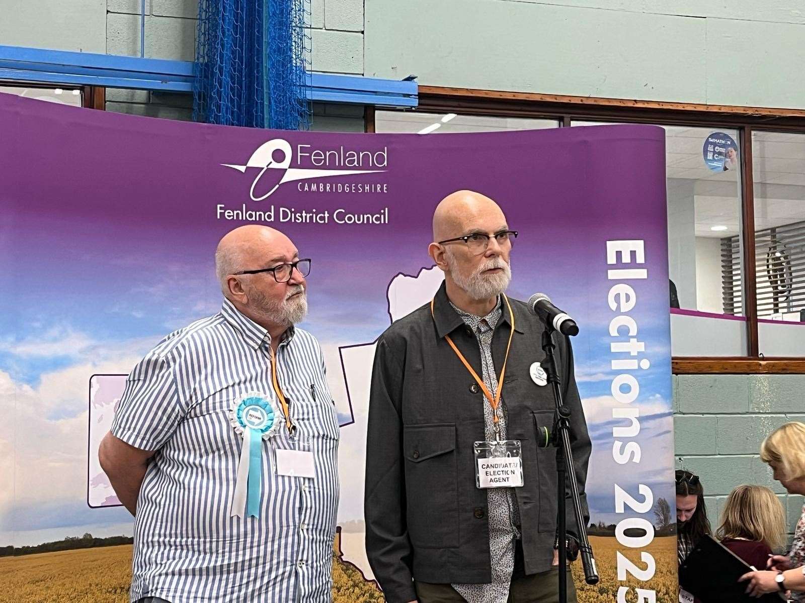 Colin Hugh Galbraith and Stefan Christopher Fisher were voted as the new councillors for March North and Waldersey
