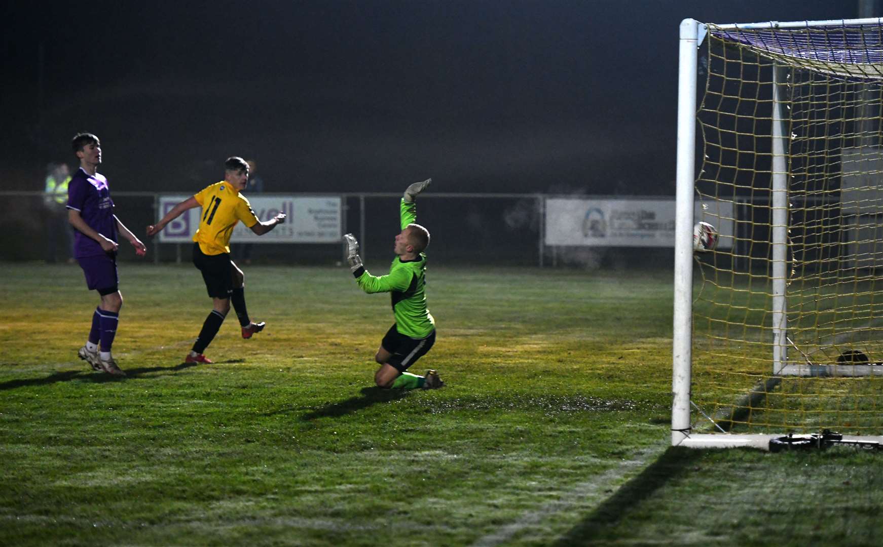 Toby Allen guides in March's equaliser.