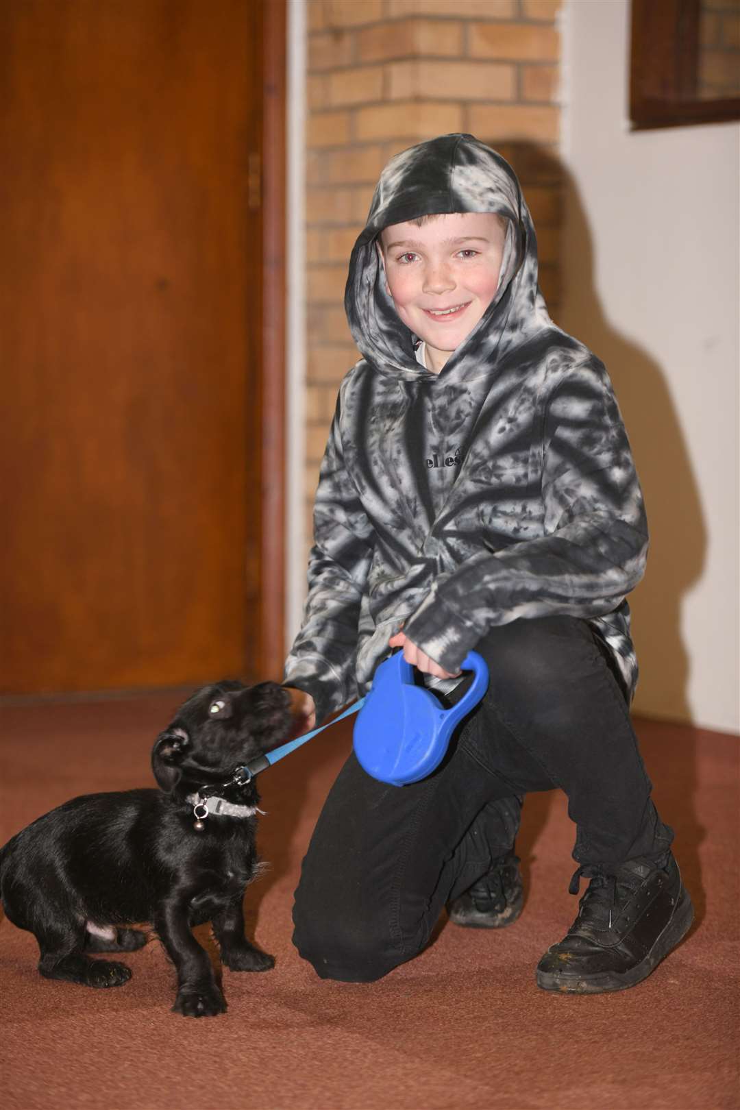 March dog training class ..Frankie Monk with Smithy. (54113531)