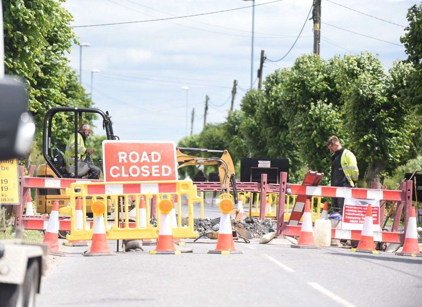 Residents in Upwell Road, March are facing a 16 mile detour to get into the town centre. (13234791)