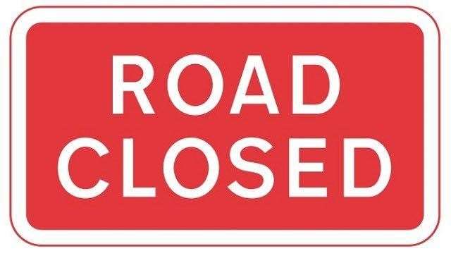 A road is closed following an accident this morning. (46762421)