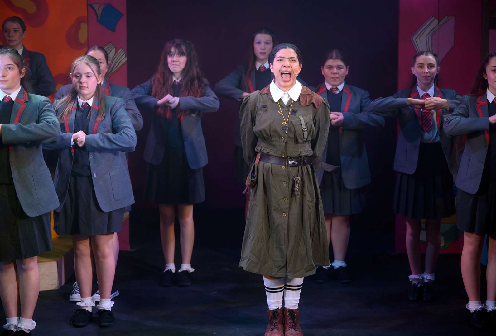 Dress Rehearsal of Matilda at The Angles Theatre