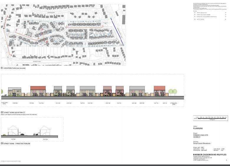 Plans for 137 homes on the former College of West Anglia's agricultural site in Elm High Road, Wisbech, are recommended for approval. (3523410)