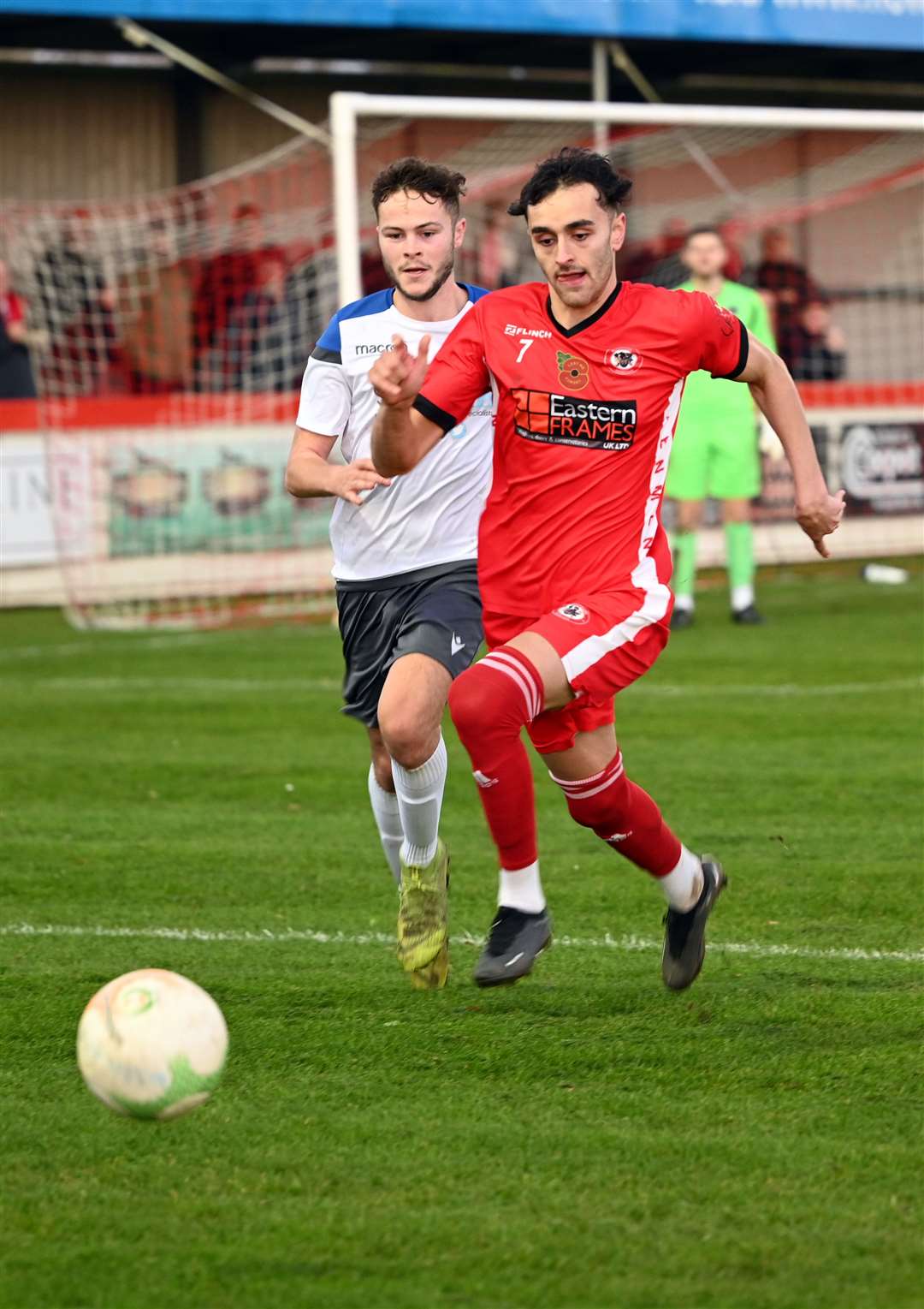 Amir Ward on the ball