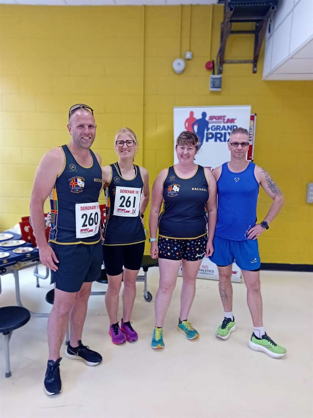 Three Counties Running Club members at Dereham