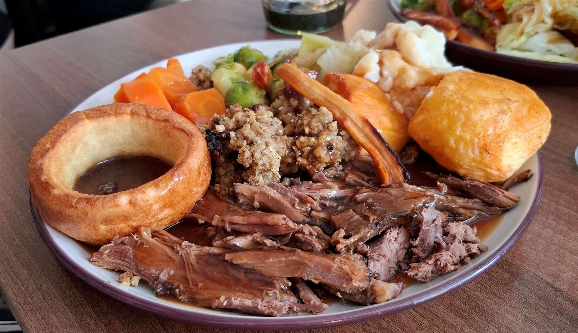 Josi's generous portion of beef