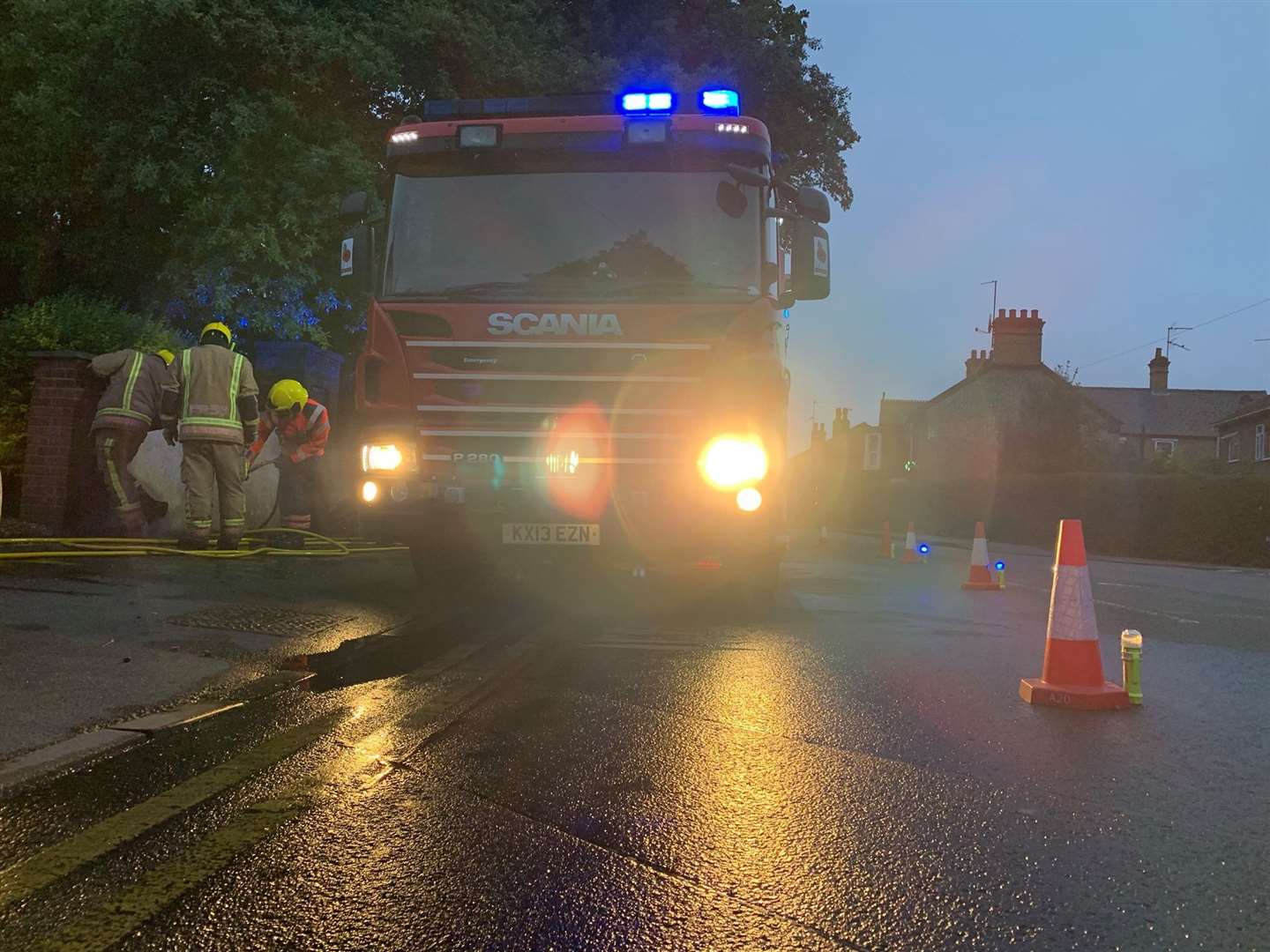 Last night's fire at Ely House in Wisbech is the realisation of fears raised by local Councillor David Patrick. (13008264)