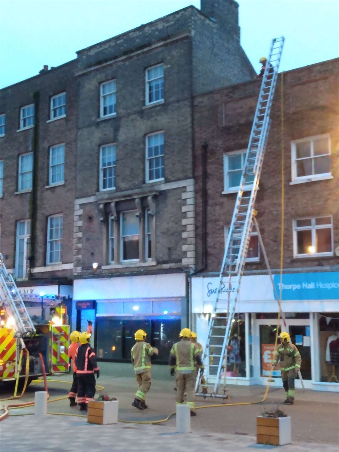 At 5.40pm on Sunday (12) crews were called to a fire on Wisbech Market Place. (62959342)