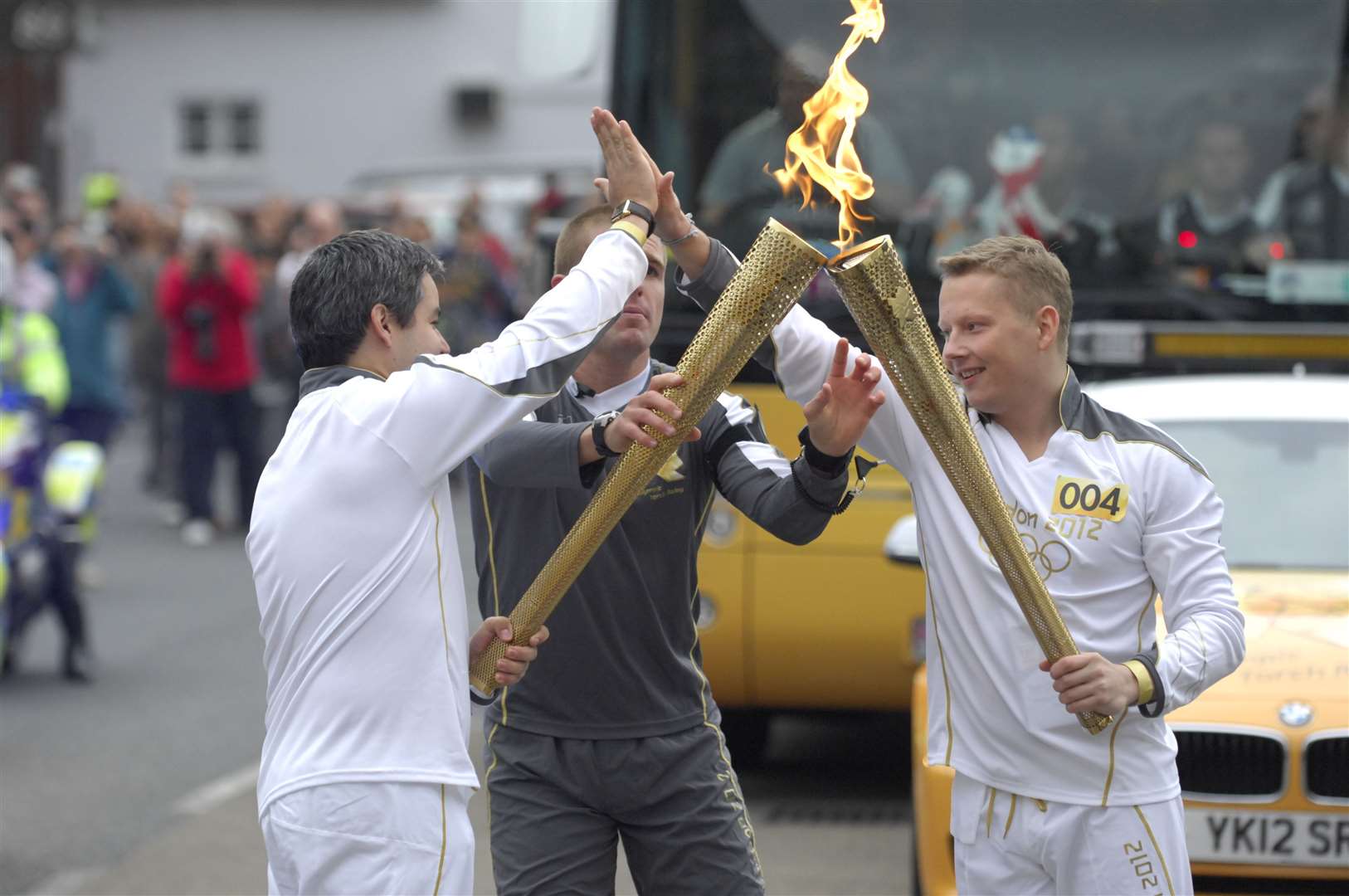 The torch relay in 2012