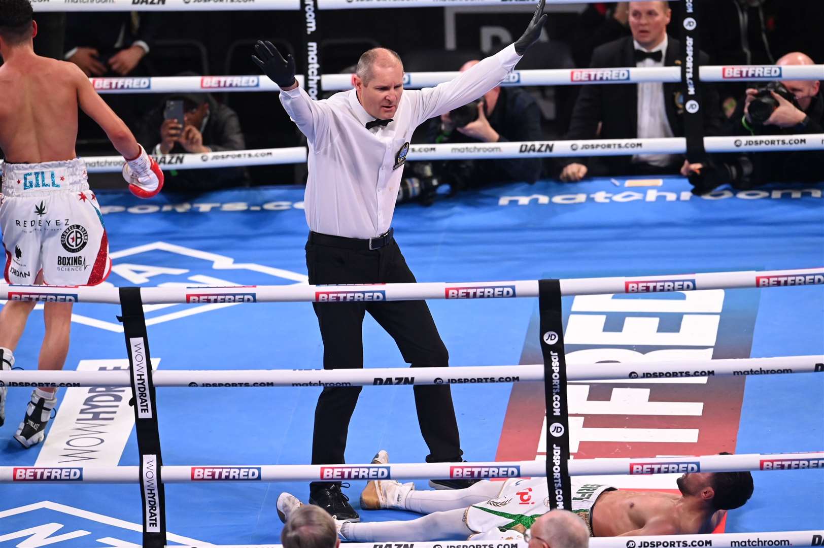 The referee stops the fight (55140186)