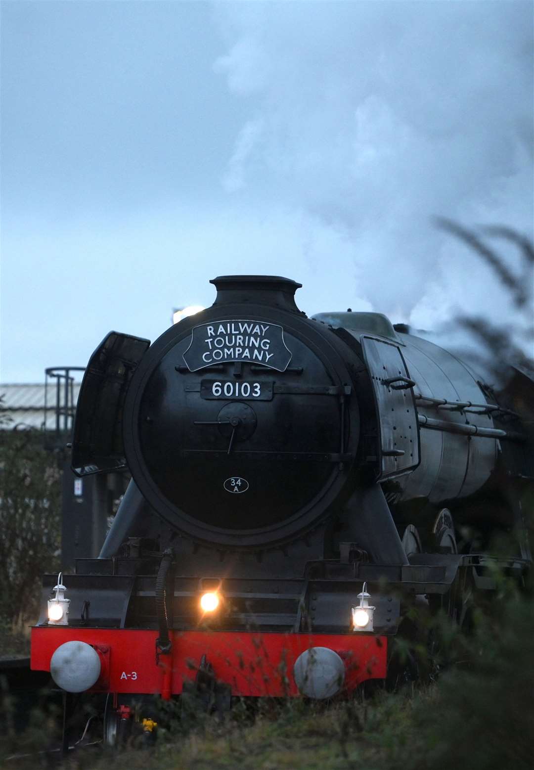 Flying Scotsman at March on its way to Worcester