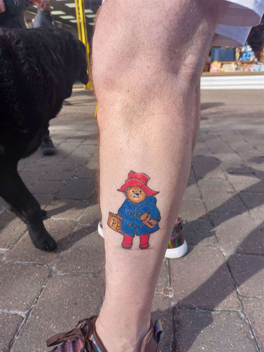 Anthony George has got the famous character tattooed on his leg (Mathilde Grandjean/PA)