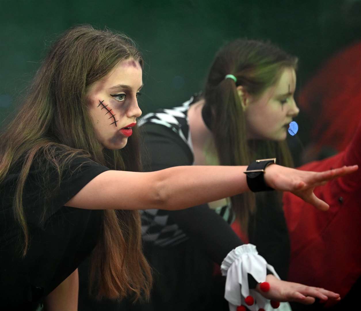 Nine Lives Theatre Company dress rehearsal of their Halloween show. (60312170)