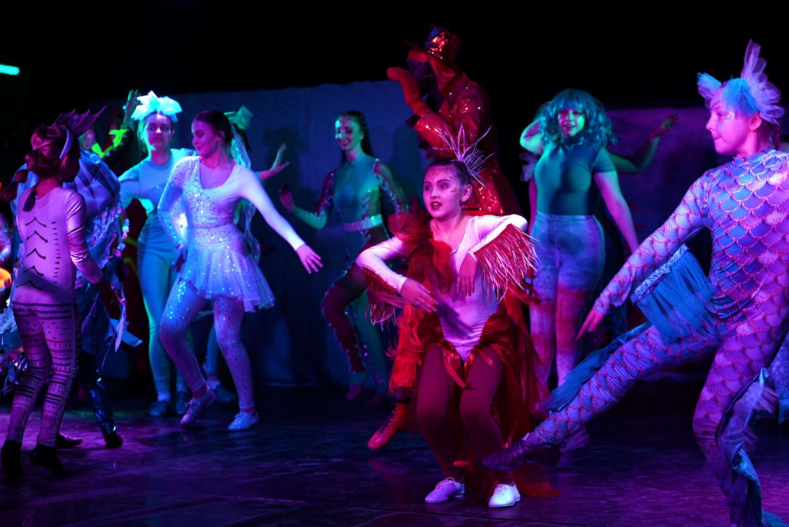 Nine Lives Theatre Company dress rehearsal of The Little Mermaid