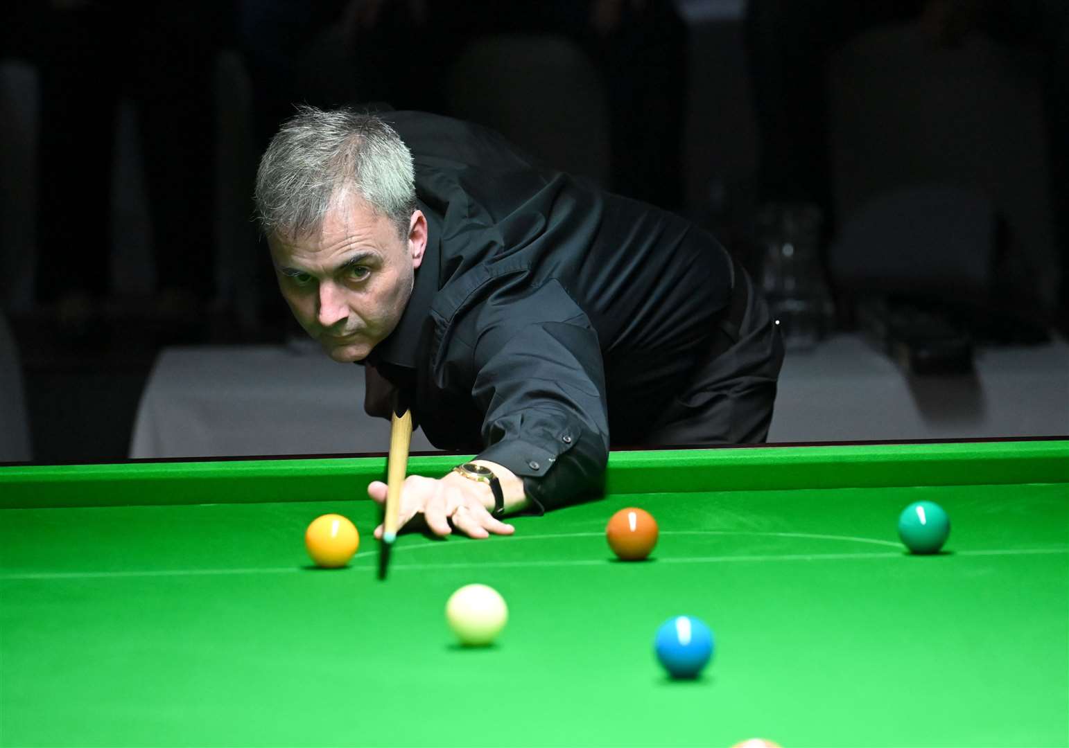 An evening of snooker with Jimmy White and Joe Perry Stuart Faux. (56972517)