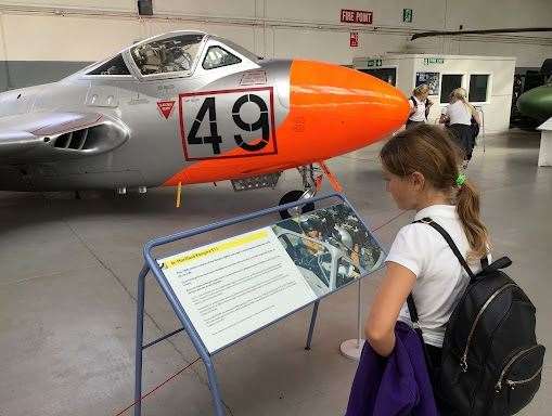 Pupils from Nene and Ramnoth School enjoyed their trip to Duxford Imperial War Museum.