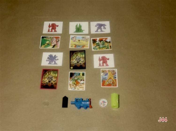 The cards and toys found in the clothes Rikki was wearing when he was killed (CPS/PA) (56214410)