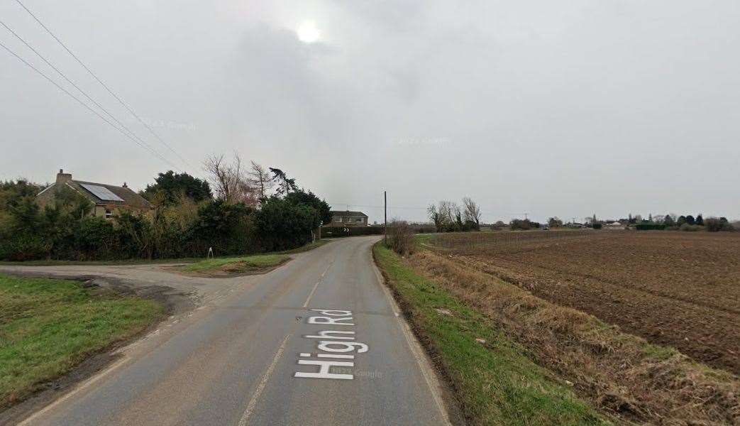 Ward was caught drink-driving on High Road in Wisbech St Mary. Picture: Google Maps