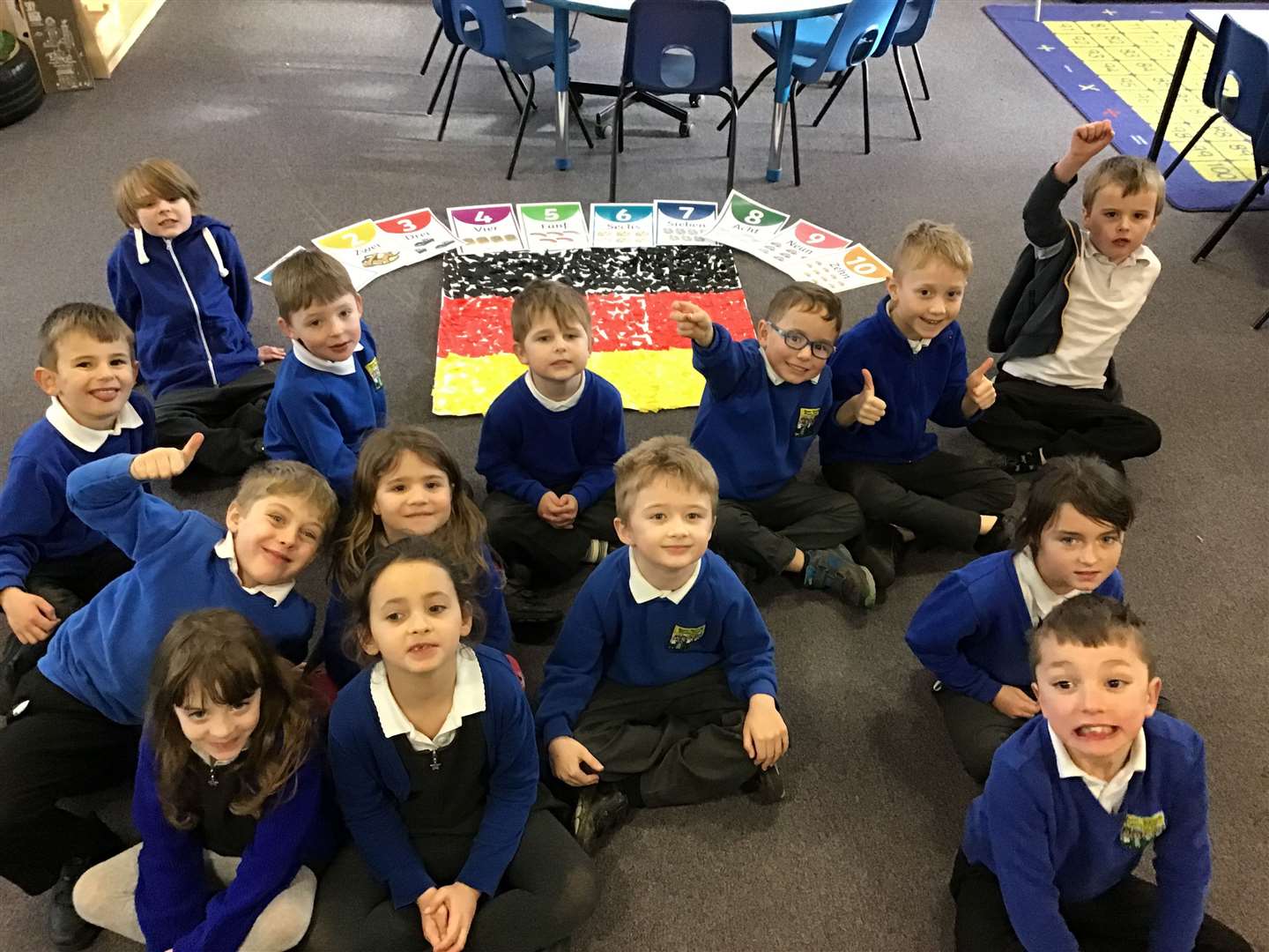 Pupils at Manea school held a new-age kurling tournament to mark the opening of the Winter Olympics. (54826446)