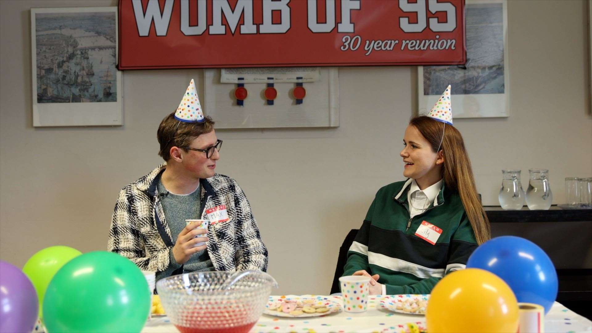 Max Fosh and Lily Hunter celebrating their 30th birthdays together (Aziz Vora/PA)