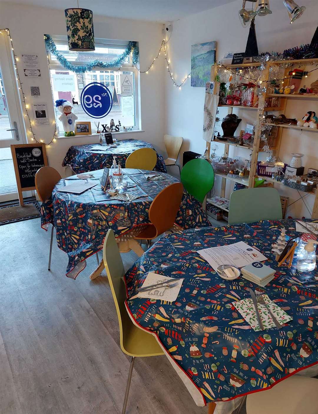 Manea's Cafe 29 held a large number of events throughout the year including at Christmas.