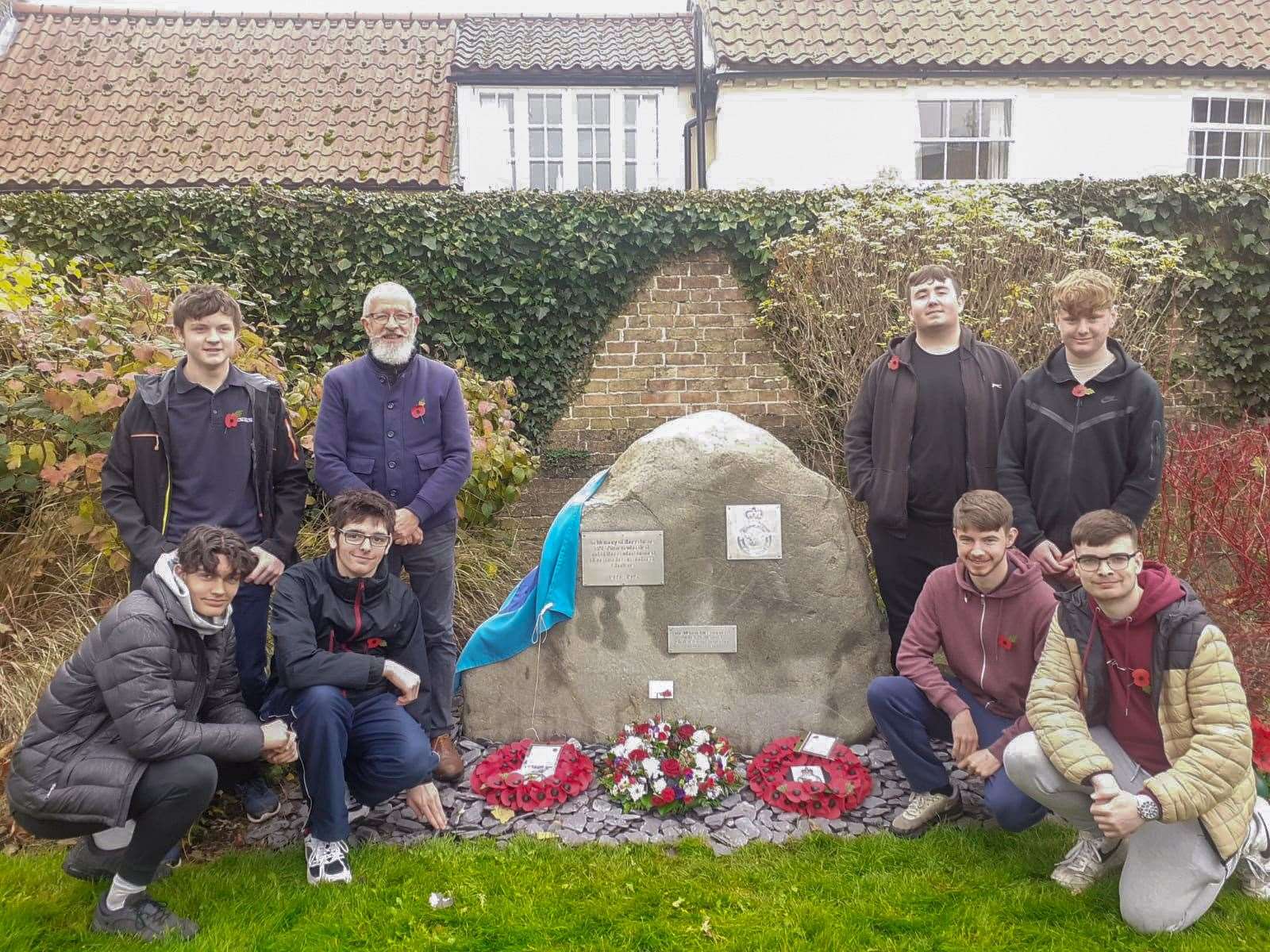 The apprentices of Stainless Metalcraft crreated the plaques for the memorial. Photo: Stainless Metalcraft. (53021602)