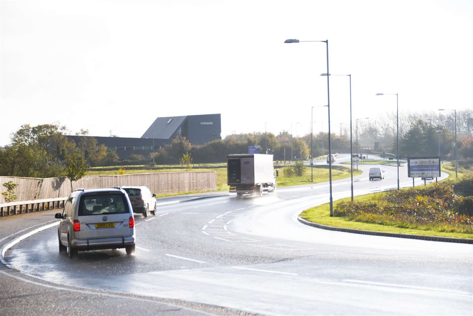 Esteves was pulled over by police at Nar Ouse Way in King's Lynn