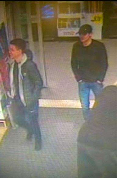 White and Shepherd caught on camera at Tesco in Huntingdon. (6821637)