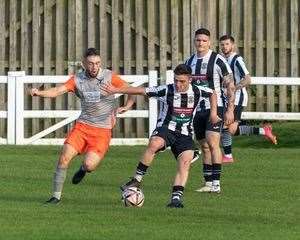 Parson Drove in action at Swaffham last month. Pictures: Eddie Deane