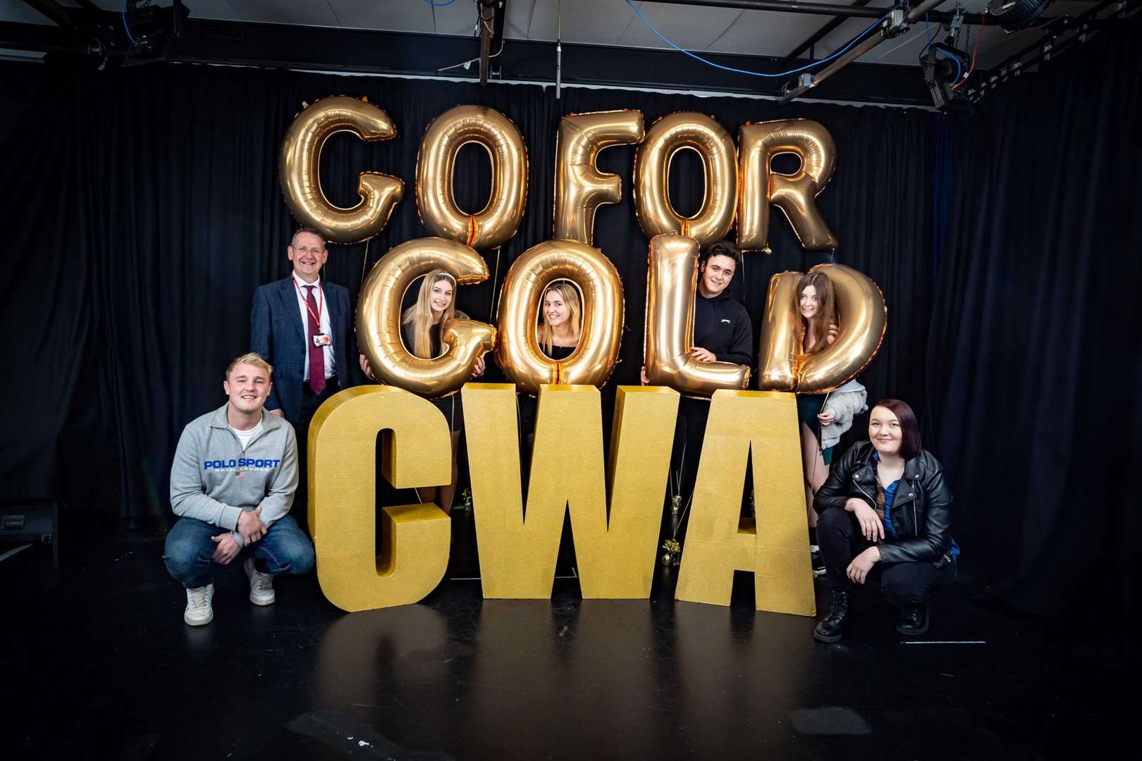 David Pomfret, CWA Principal with Chloe Pennell, Claire Arnold, Amber Thomas, Gustas Jurevicius, Lyam Thorpe and April Tawn (60254213)