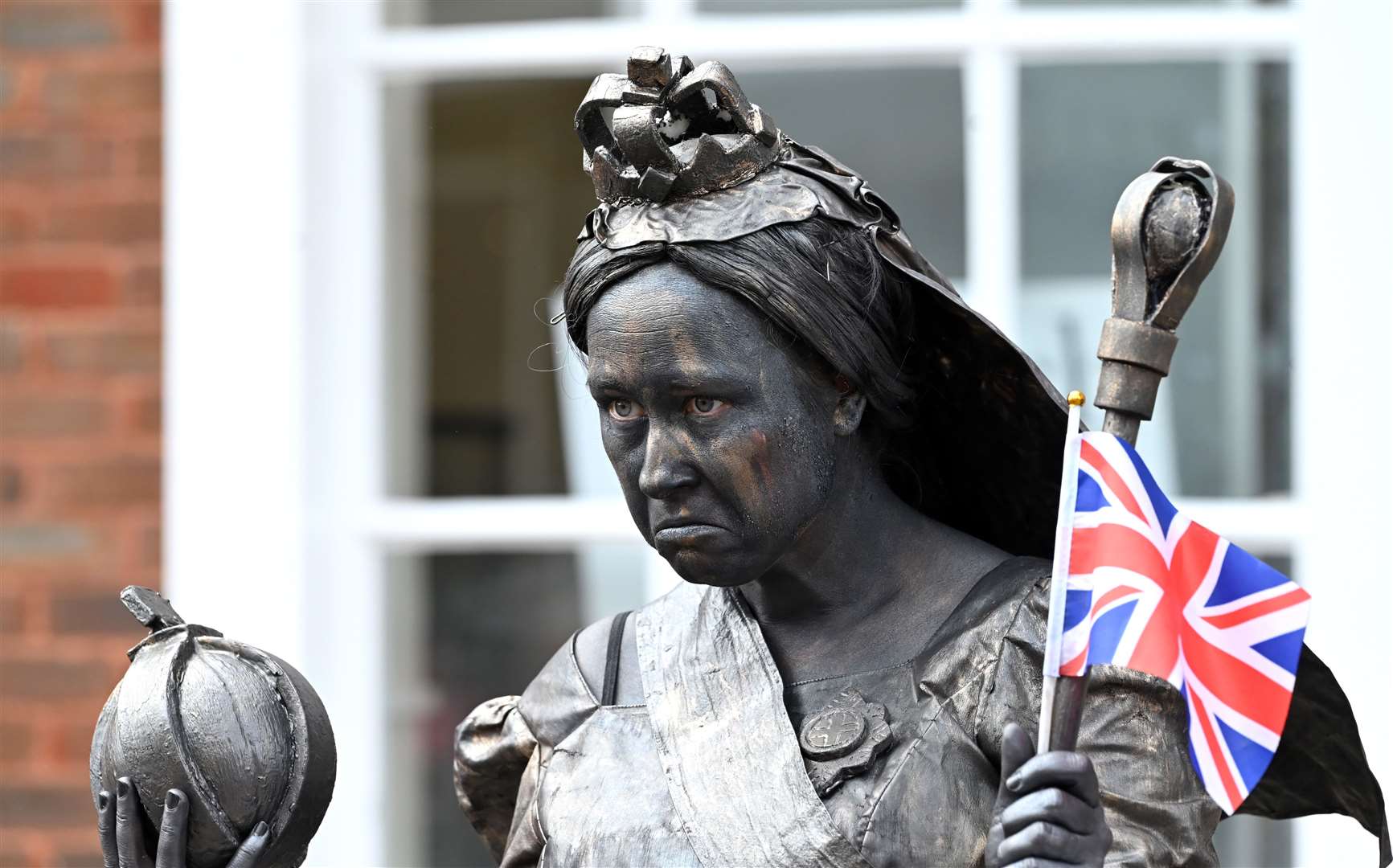 Queen Victoria was among the living statues at Wisbech Jubilee celebrations. (57089285)