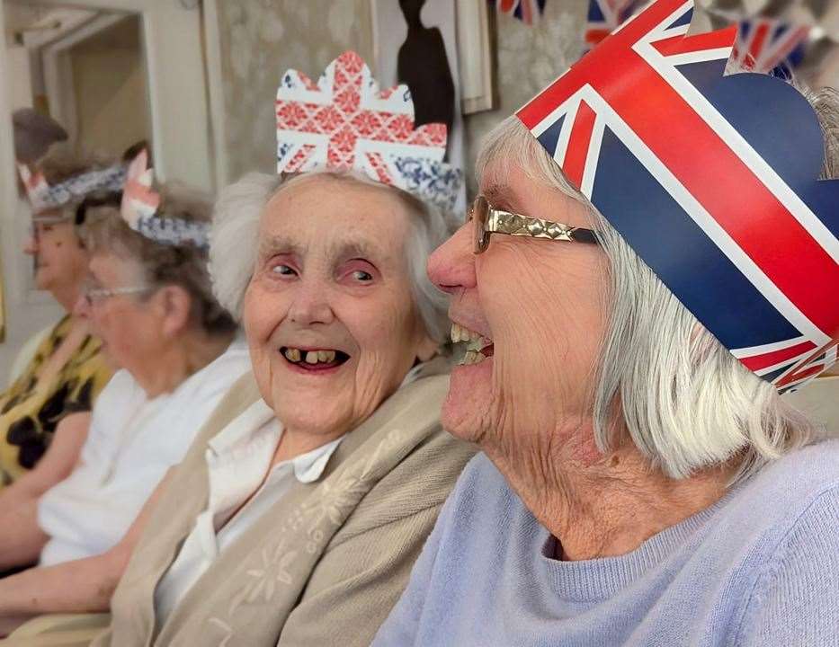 A 1940s party was held at Hickathrift House Care Home