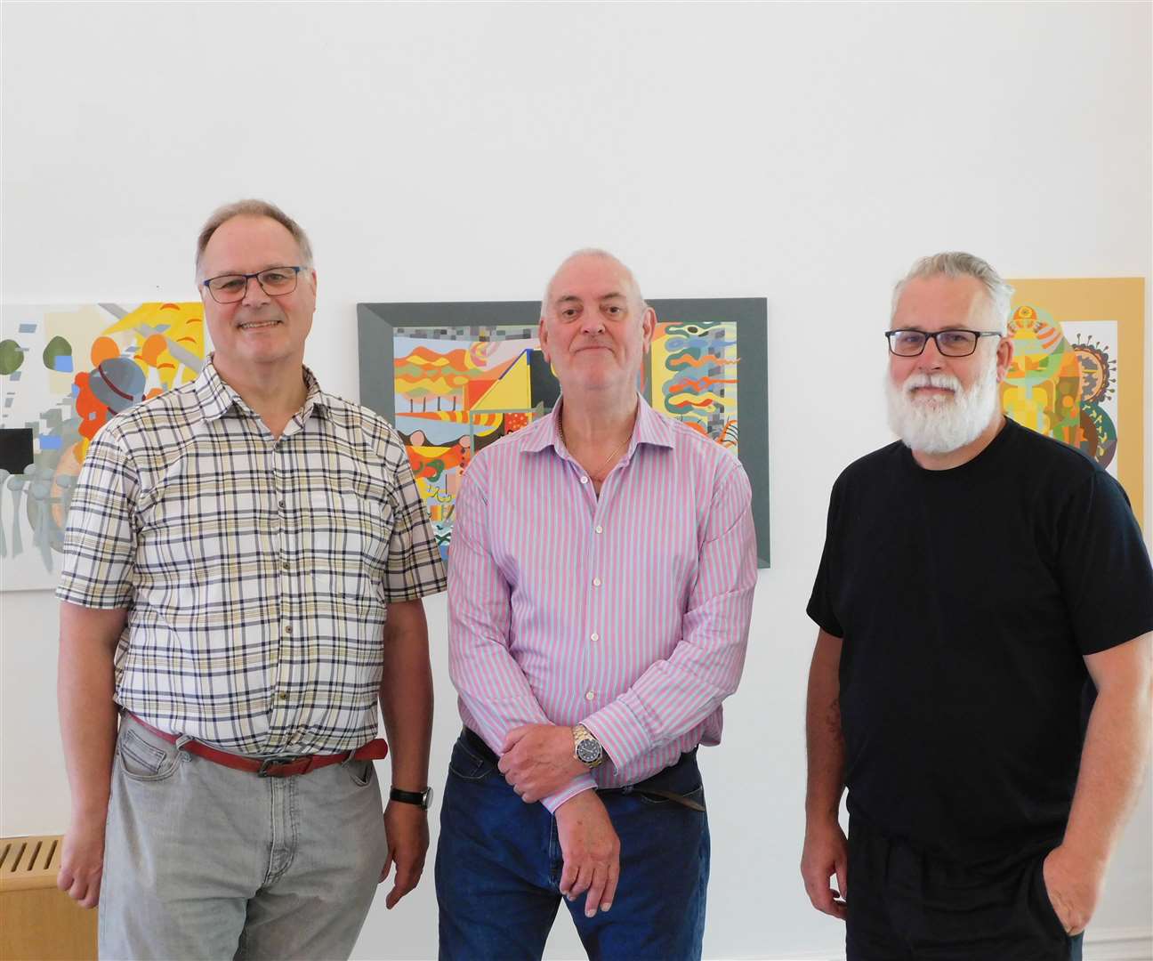 Keith Smith (director, Ferry Project), Andrew Howison, and Tim Mann(director, Blackfield Creatives). Photo credit: Matt McChlery.