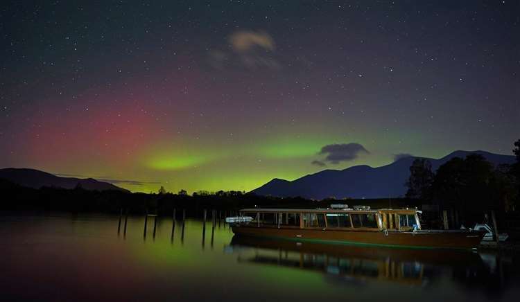 PA news agency photographer Owen Humphreys was treated to a stunning display of orange, pink and yellows in the sky above Derwentwater in the Lake District on Wednesday night. Forecasters have said a repeat of the spectacular display is possible.