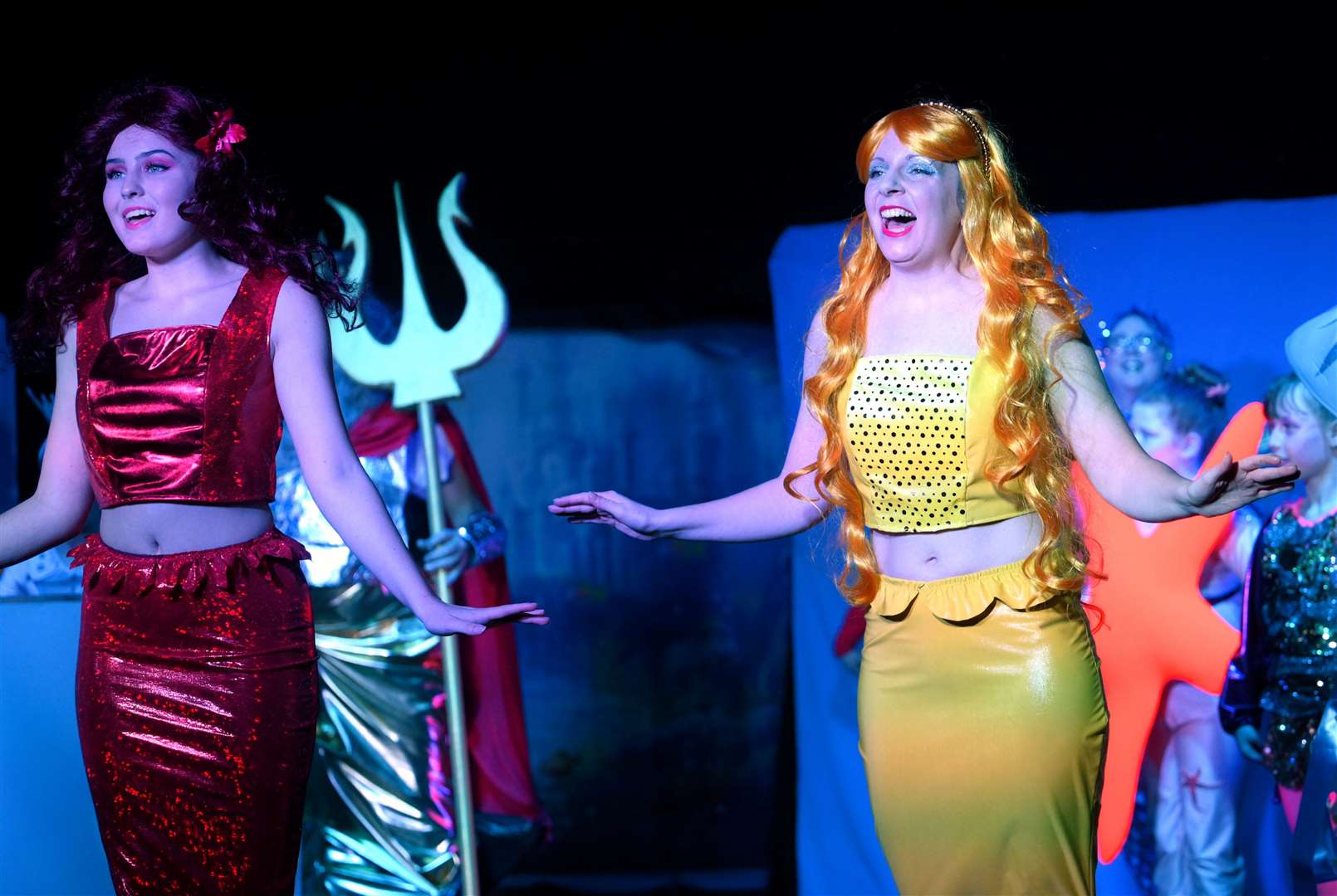 Nine Lives Theatre Company dress rehearsal of The Little Mermaid