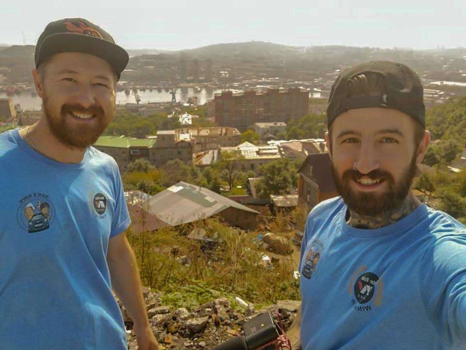 Dan and Dav in Vladivostok. (4583431)