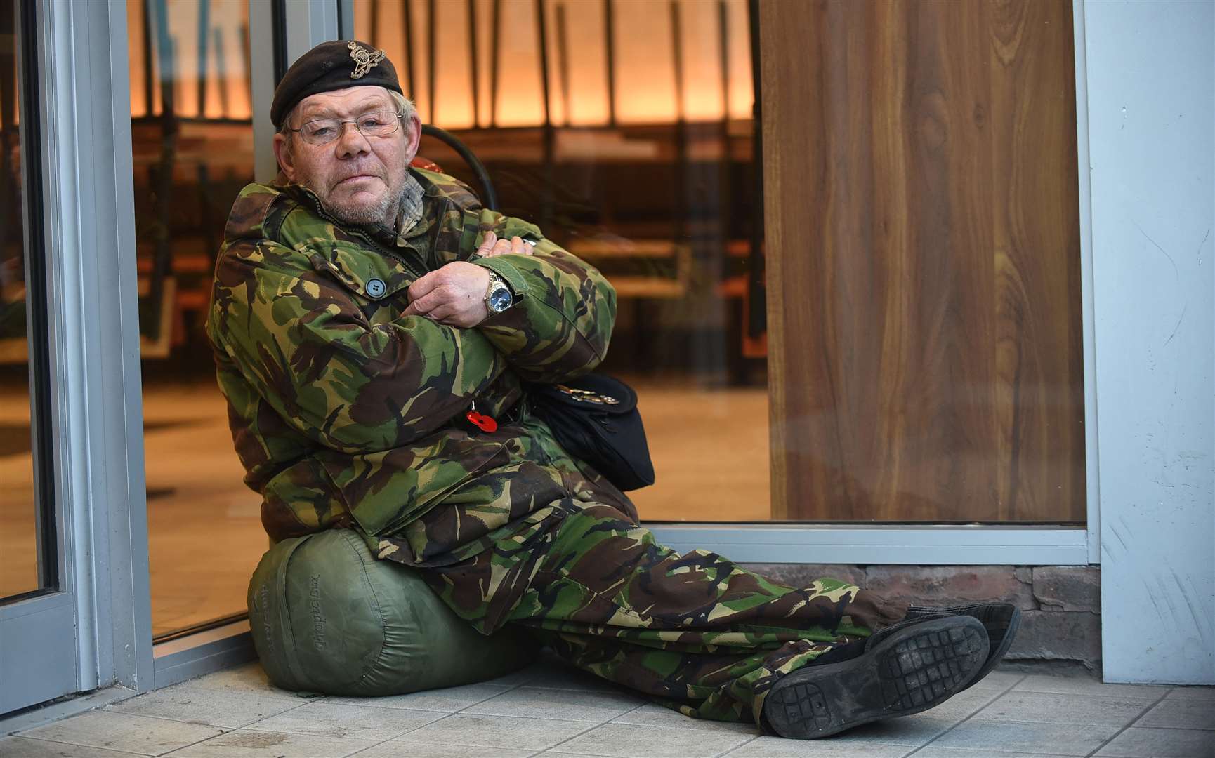 Steven Burrell a homeless veteran. (6793260)