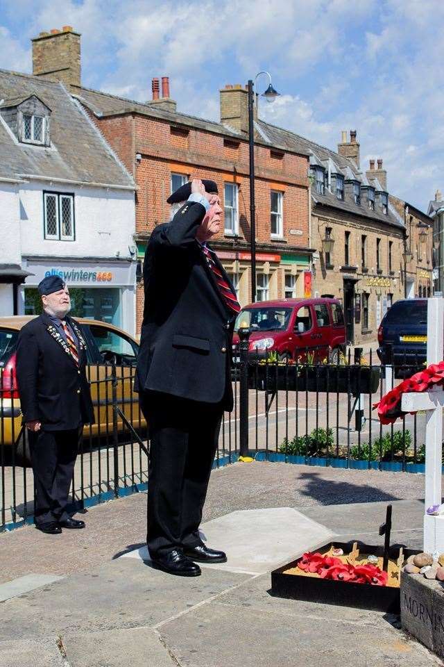 The final 'Every man remembered' memorial service was held in Chatteris this month. (35464674)