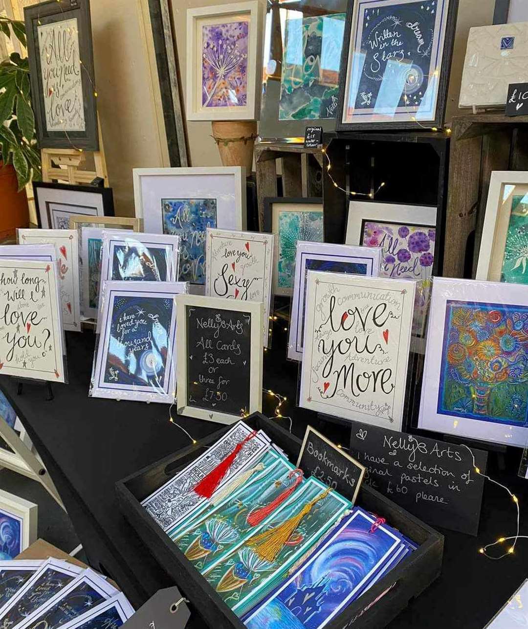 Stall holders sold cards and crafts. PHOTO: Chantell Loveridge