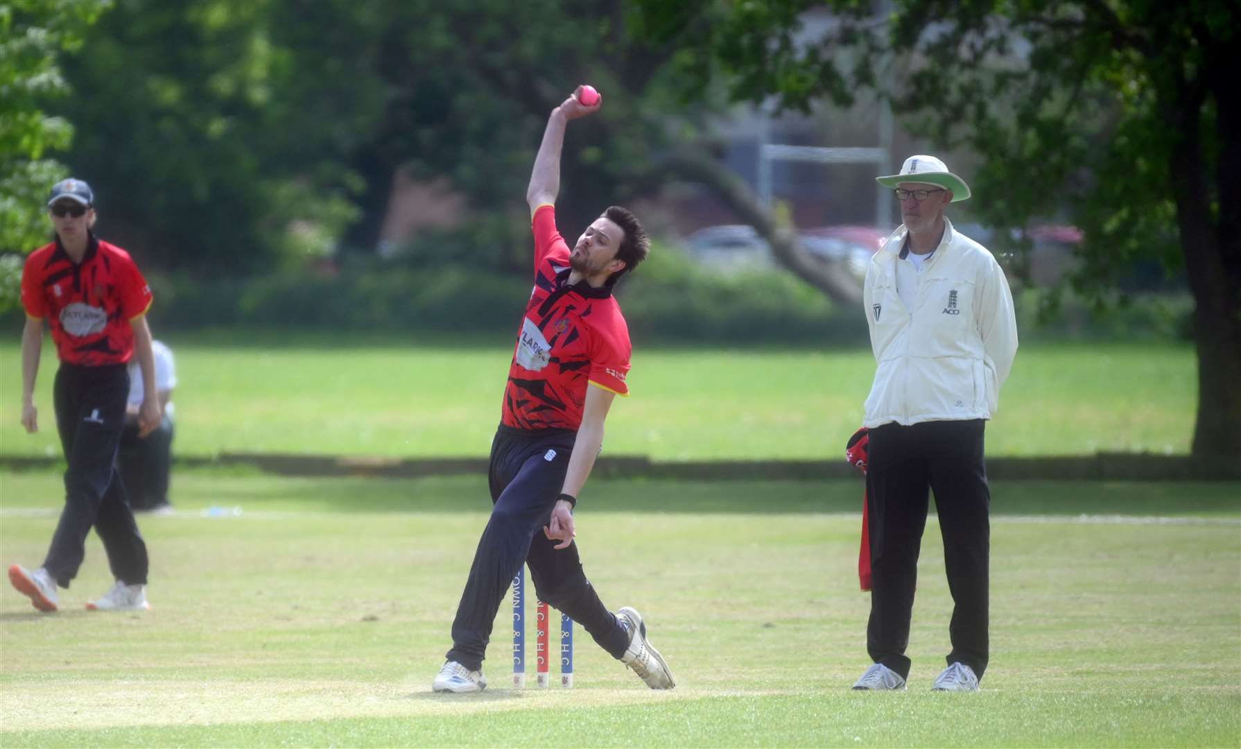 Jonny Garner took three Cambridge St Giles wickets for 54 runs from his ten overs. Picture: Adam Fairbrother