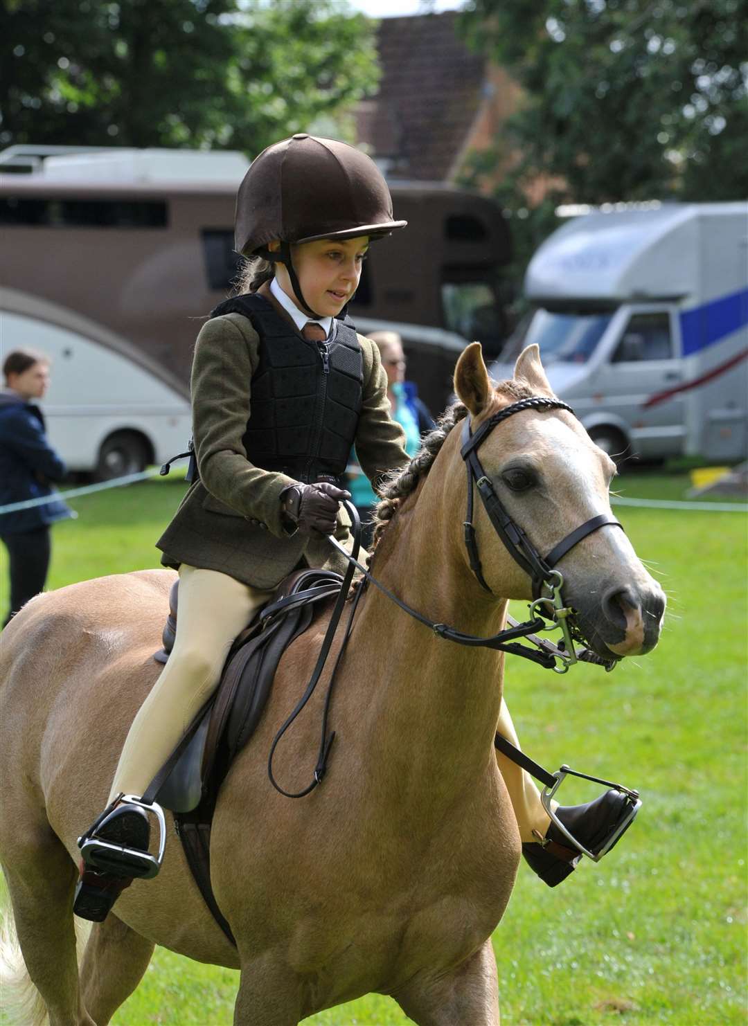 Lyla Glowczyk,10, with Spice from Gedney Hill. PHOTO: CHRIS LOWNDES