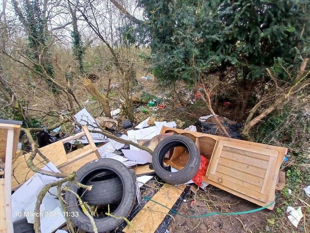 South Brink, Wisbech, had suffered multiple fly tips across recent months, whichwere difficult to clear.