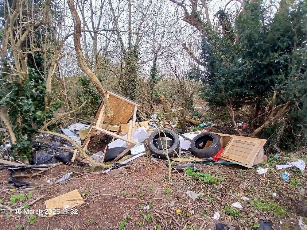 South Brink, Wisbech, had suffered multiple fly tips across recent months, whichwere difficult to clear.