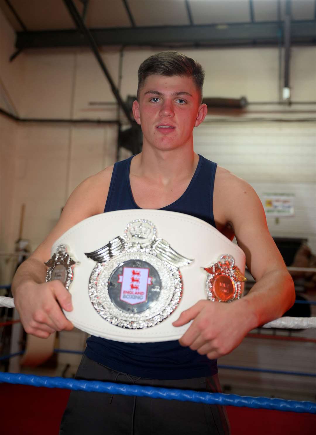 March fighter Harley Burrows has won a Senior National ABA title