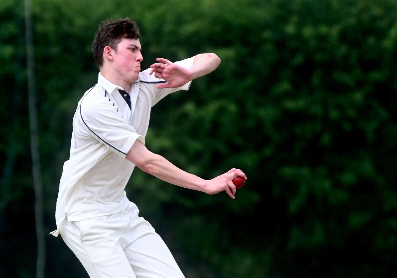 Action from Chatteris 2nds against Wisbech 3rds in CCA Junior League 3 North