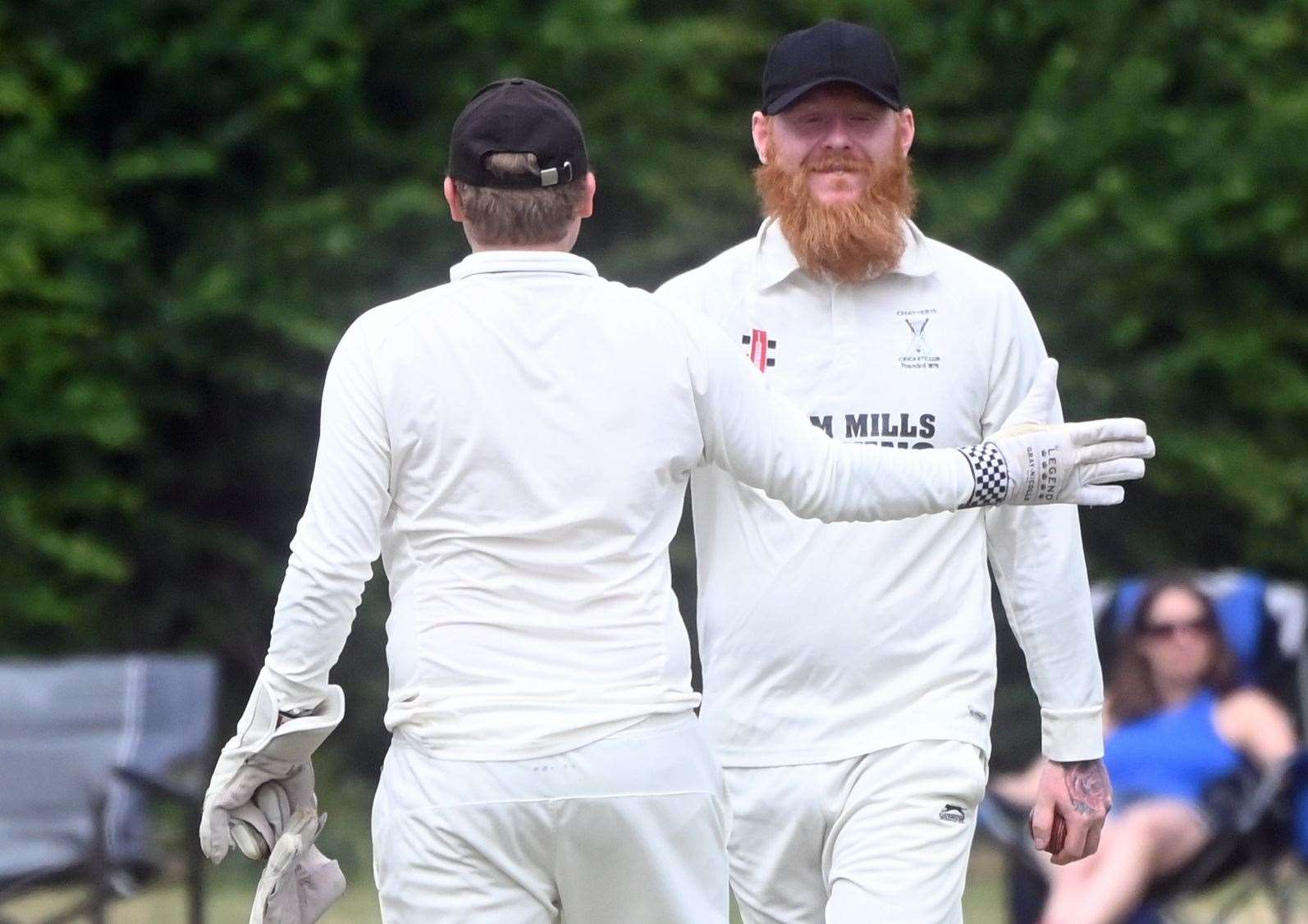 Action from Chatteris 2nds against Wisbech 3rds in CCA Junior League 3 North
